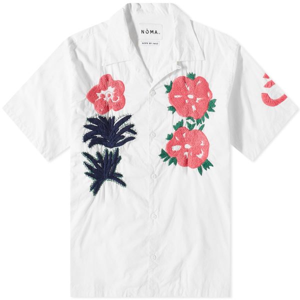 NOMA t.d. Flower & Cactus Hand Embroidery Vacation Shirt