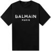 Balmain Foil Paris Logo T-Shirt