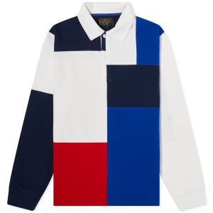 Beams Plus Colour Block Knit Rugby Shirt