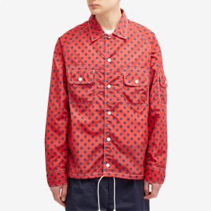 Beams Plus Polka Dot Sports Shirt Jacket