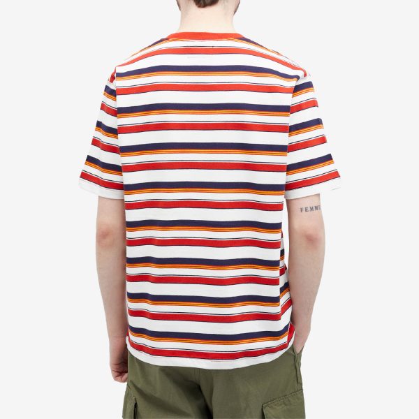 Beams Plus Multi Stripe Pocket T-Shirt
