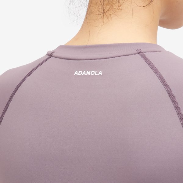 Adanola Ultimate Seam Detail Short Sleeve Top