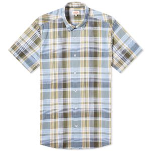 Armor-Lux Button Down Short Sleeve Check Shirt