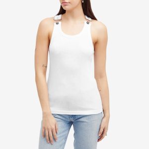 Jean Paul Gaultier Overall Buckle Ribbed Tank Top