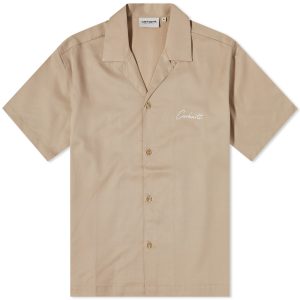 Carhartt WIP Delray Short Sleeve Logo Shirt