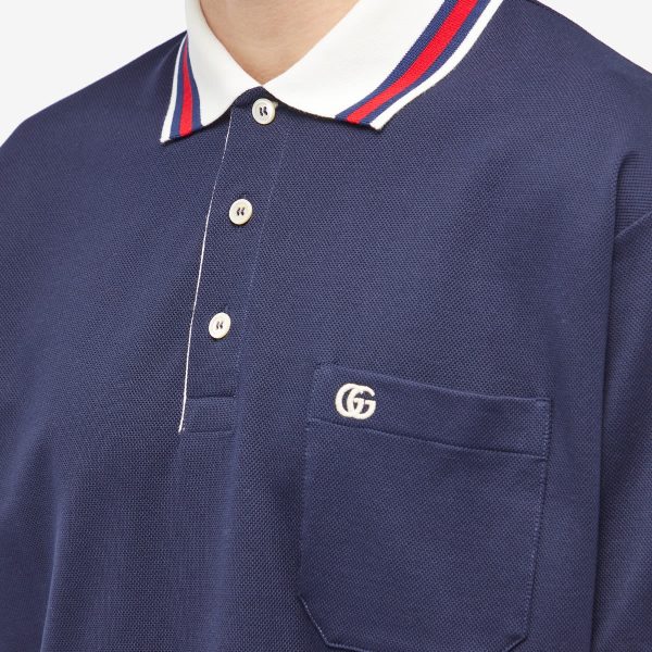 Gucci Tipped Logo Polo Shirt