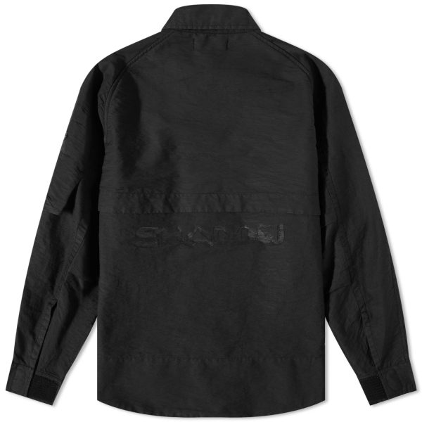 Stone Island Shadow Project Cotton Nylon Printed Shirt Jacket