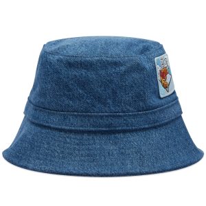 END. x A.P.C. 'Coffee Club' Mark Bucket Hat