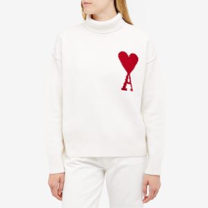AMI ADC Large Funnel Knit Sweater