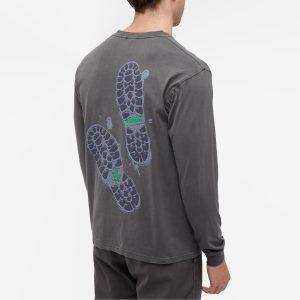 Gramicci Long Sleeve Footprints T-Shirt