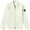 Stone Island Supima Cotton Twill Stretch-TC Zip Shirt Jacket