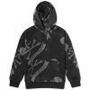 MASTERMIND WORLD Terry Cloth All Over Skull Hoodie
