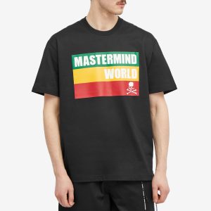 MASTERMIND WORLD Rasta Print T-Shirt