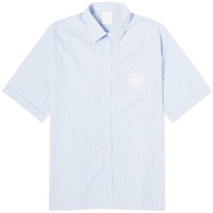 Givenchy Crest Logo Stripe Short Sleeve Shirt
