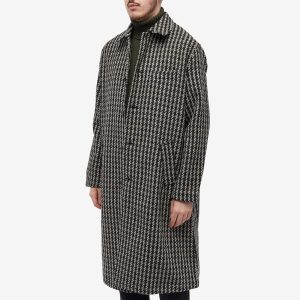 Universal Works Cortina Tweed Long Swing Overcoat
