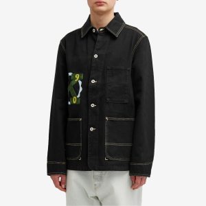 Kenzo Varsity Denim Workwear Jacket