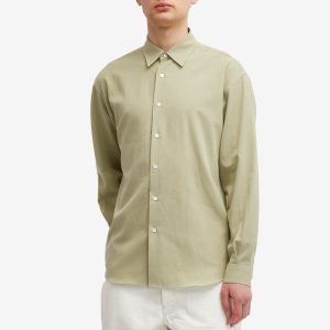 Auralee Hard Twist Cotton Silk Shirt