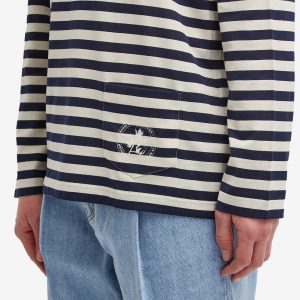 Sunspel x Nigel Cabourn Long Sleeve Stripe Pocket T-Shirt