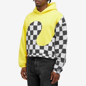 ERL Checkerboard Swirl Popover Hoodie