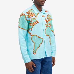 Sky High Farm World Embroidered Shirt