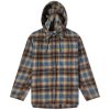 Wooyoungmi Check Hooded Overshirt