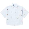 Kenzo Fruit Stickers Cropped Shirt