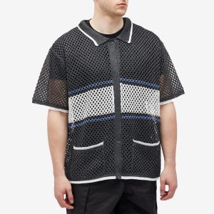 F/CE. Mesh Knitted Short Sleeve Shirt