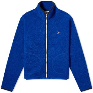 Drake's Boucle Wool Zip Fleece Jacket