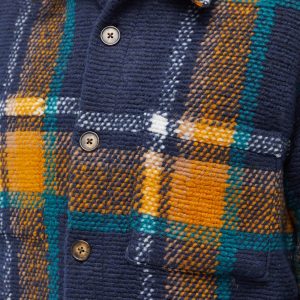 Portuguese Flannel Plaid Tricot Overshirt