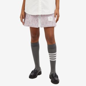 Thom Browne Mini Box RWB Pleat Tweed Skirt