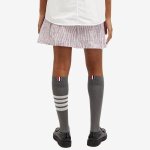 Thom Browne Mini Box RWB Pleat Tweed Skirt