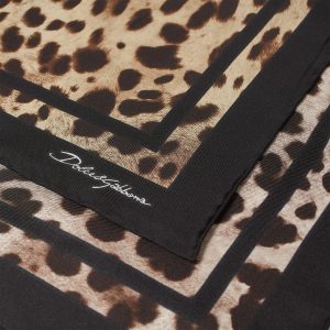 Dolce & Gabbana Leopard Scarf
