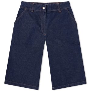 Maison Kitsune Workwear Denim Bermuda Shorts