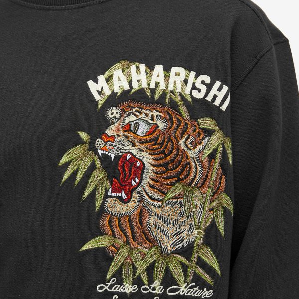 Maharishi Maha Tiger Embroidered Sweatshirt