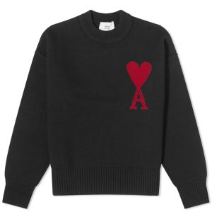 AMI ADC Large Crew Knit Sweater