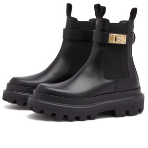 Dolce & Gabbana Buckle Detail Boots