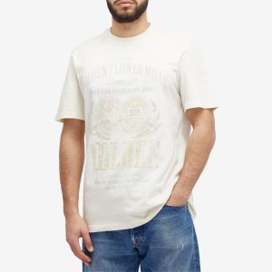 Golden Goose Gauze Flower Mills Print T-Shirt