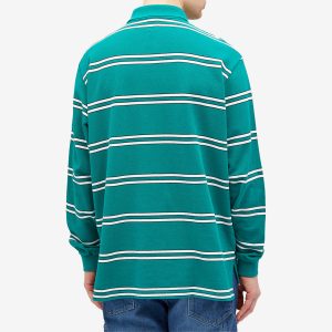Human Made Long Sleeve Striped Polo Shirt
