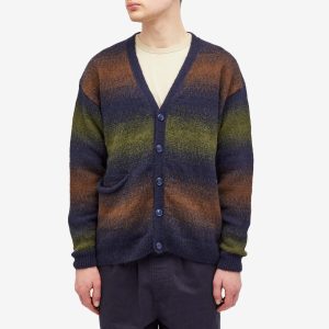 POP Trading Company Striped Knitted Cardigan