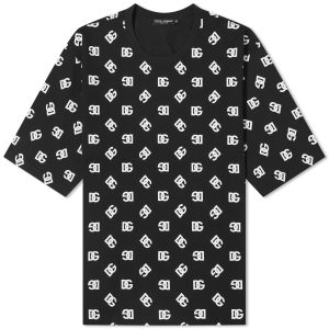 Dolce & Gabbana Monogram Logo Print T-Shirt