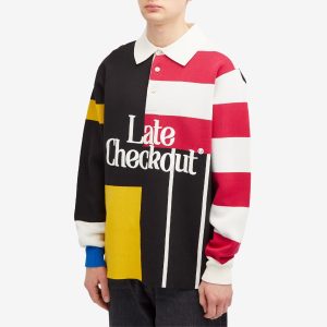 Late Checkout Colourblock Rugby Shirt