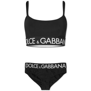 Dolce & Gabbana Logo Band Bikini