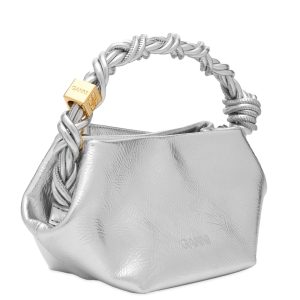 Ganni Bou Bag Mini Silver