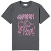 GANNI Ganni Lambs relaxed t-shirt