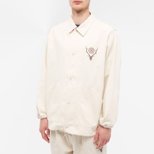 South2 West8 Cotton Twill Coach Jacket