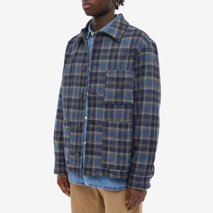 A.P.C. Emile Checked Wool Chore Jacket