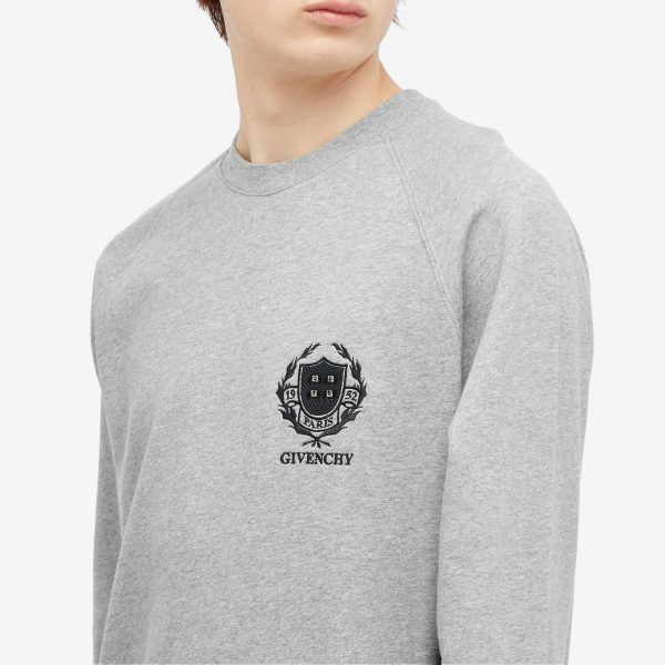 Givenchy Crest Logo Raglan Sweatshirt