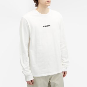 Jil Sander Plus Long Sleeve Logo Active T-Shirt
