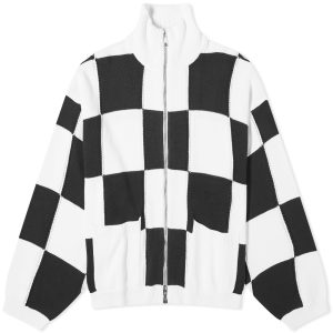 Cole Buxton Checkered Knit Jacket