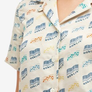 Howlin' Cocktail D’Amore Short Sleeve Shirt - Hemp Print